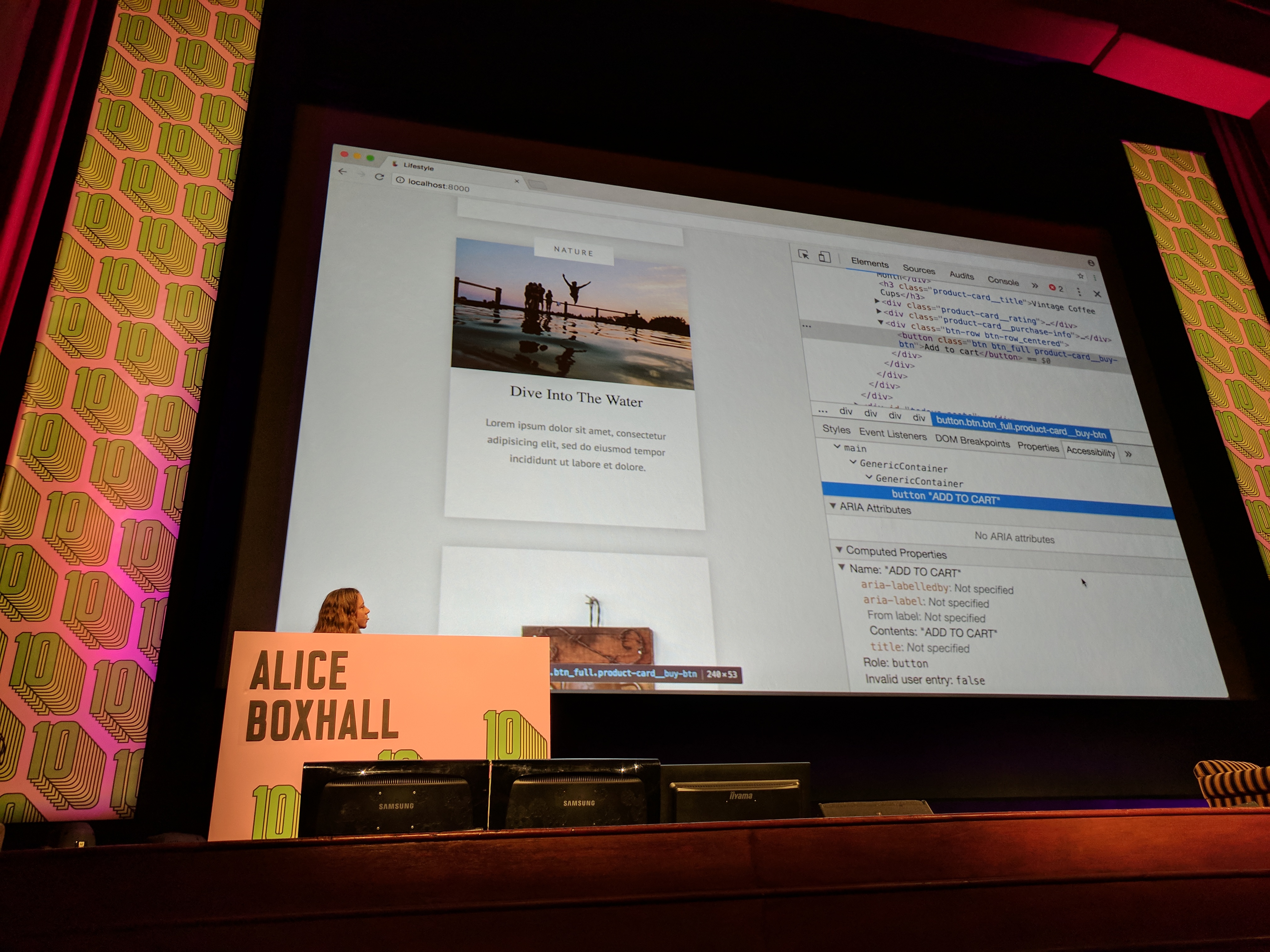 Alice Boxhall at Fronteers 2017.