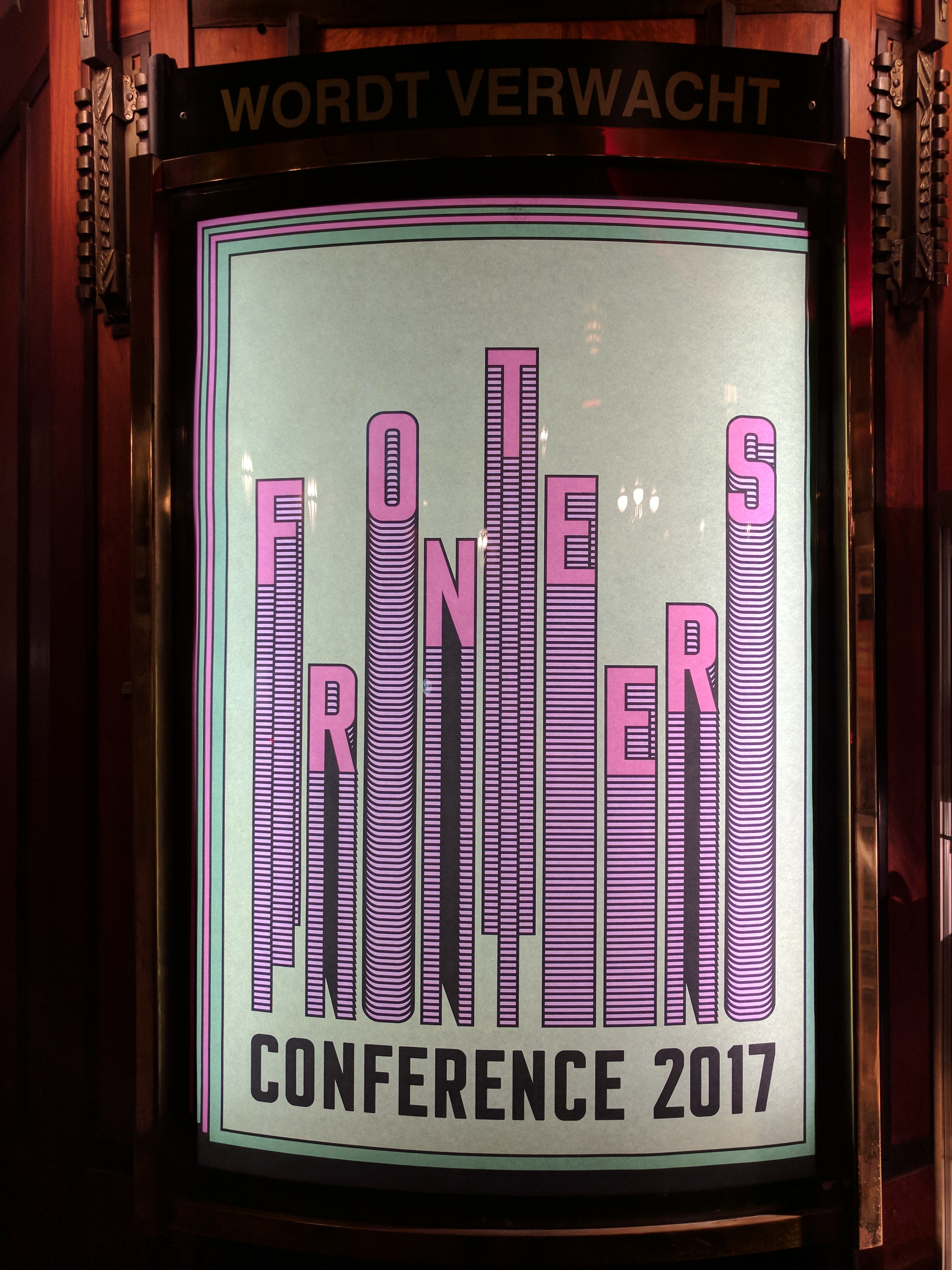 Fronteers Conference 2017 poster.